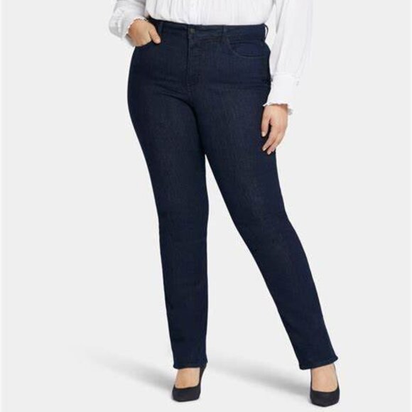 NYDJ Marilyn Straight Plus Size Jeans 18 - Picture 2 of 16